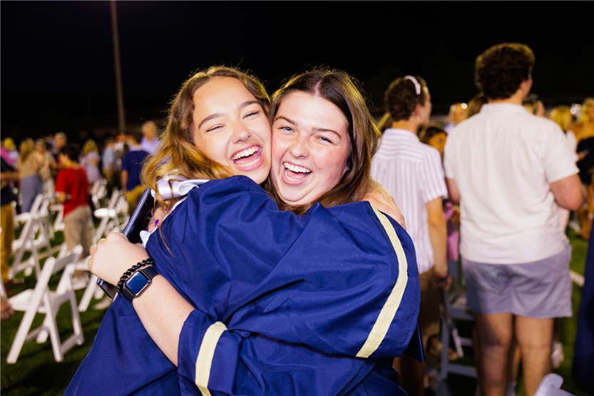 Students celebrate graduating